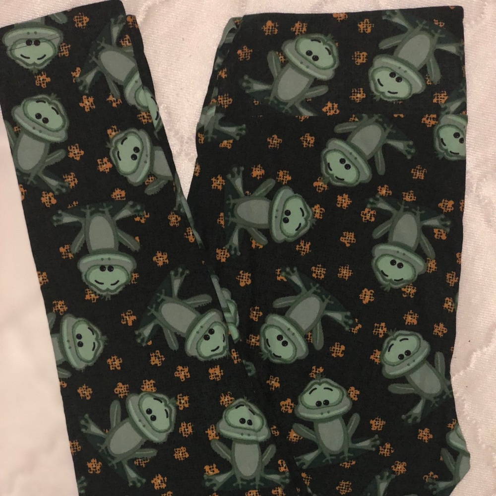 New Lularoe UNICORN Frog 🐸 Leggings TC